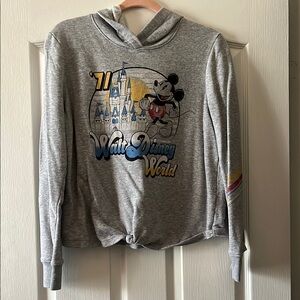 Disney Gray Graphic Sweatshirt Hoodie